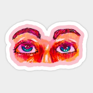 Ocean-Eyes Sticker